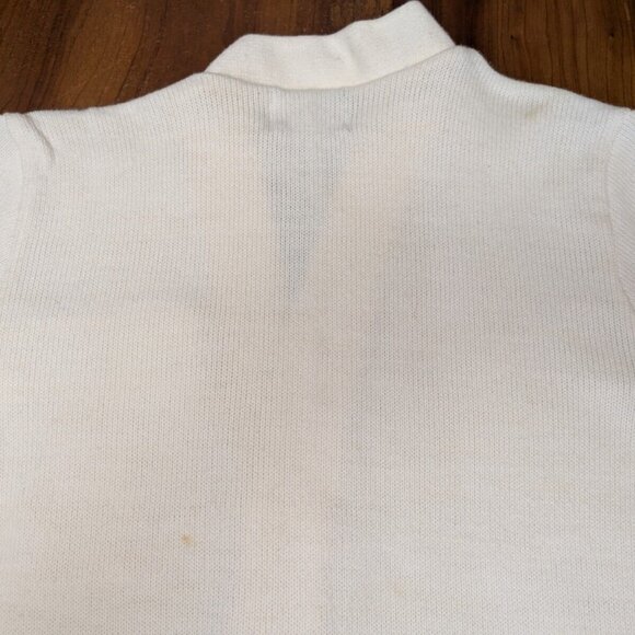 Vintage Dehen Wool Letterman Sweater Cardigan Blue T Basketball Drama Spirit 40 - Picture 14 of 16